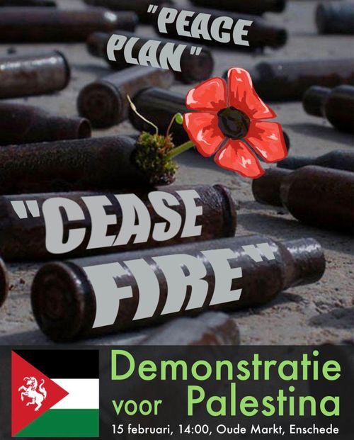 Demonstratie voor Palestina

15 februari, 14:00, Oude Markt, Enschede