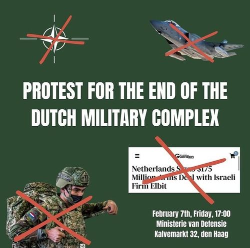 End the (Dutch) military industrial complex