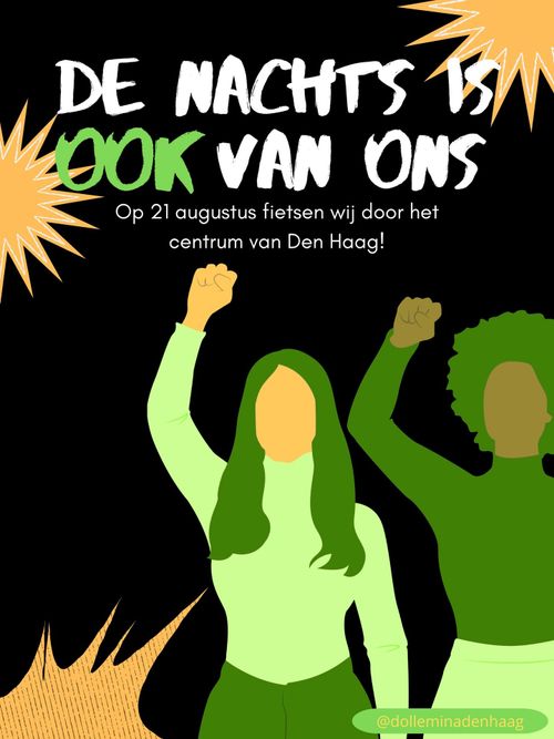 DE NACHT IS OOK VAN ONS

Op 21 augustus fietsen wij door het centrum van Den Haag!