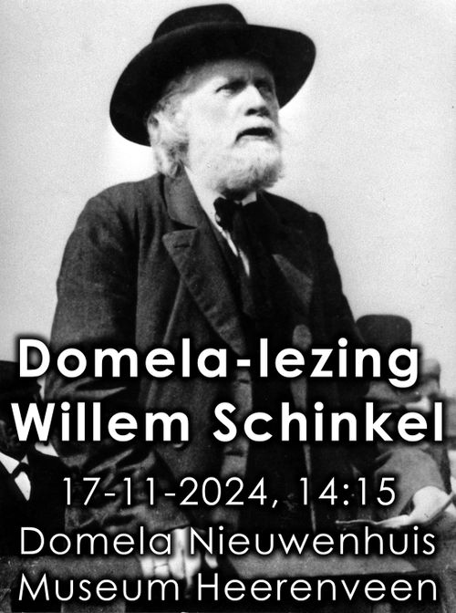 Foto van Ferdinand Domela Nieuwenhuis met de volgende tekst:

Domela-lezing Willem Schinkel
17-11-2024, 14:15
Domela Nieuwenhuis Museum Heerenveen