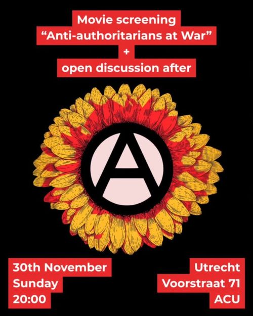 Movie screening "Anti-authoritarians at war"