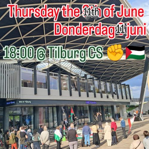 Thursday the 11this of June
Donderdag 11 juni

18:00 at Tilburg CS