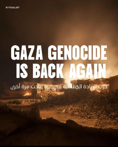 GAZA GENOCIDE IS BACK AGAIN